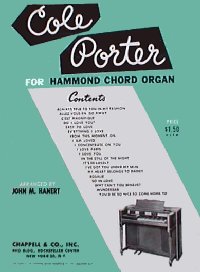 Cole Porter for Hammond Chord Organ [1955 songbook]